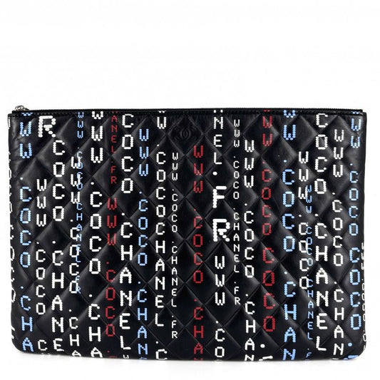 Chanel Clutch Bag Women Matelasse Typography Coco Mark Second Bag Chanel