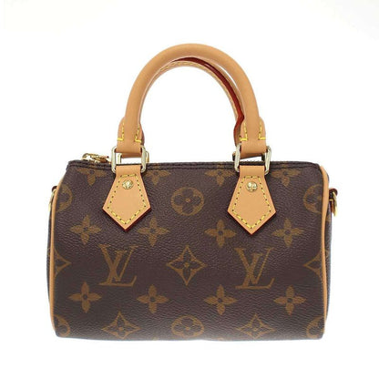 Louis Vuitton Monogram Nano Speedy 2way Hand Shoulder Bag Nano Speedy Shoulder