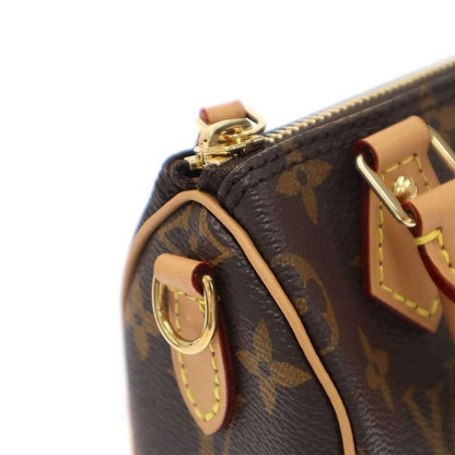 Louis Vuitton Monogram Nano Speedy 2way Hand Shoulder Bag Nano Speedy Shoulder
