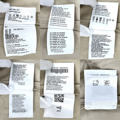 Prada Trench Coat Women's Puff Sleeve Outerwear Jacket Long Coat Apparel