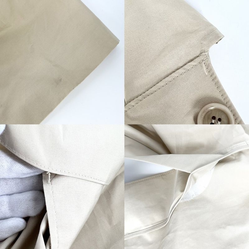 Prada Trench Coat Women's Puff Sleeve Outerwear Jacket Long Coat Apparel