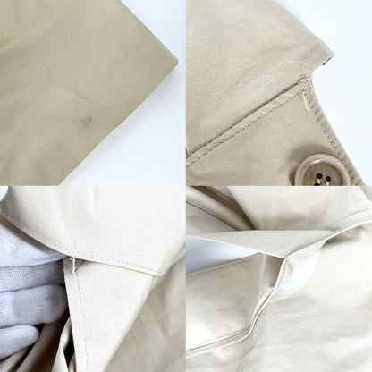 Prada Trench Coat Women's Puff Sleeve Outerwear Jacket Long Coat Apparel