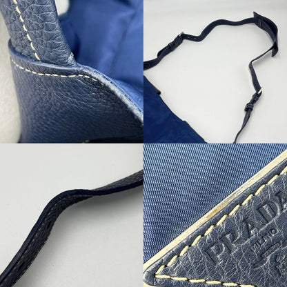 Prada 2WAY Men's Triangle Logo Tote Bag Shoulder Bag Shoulder Crossbody Prada