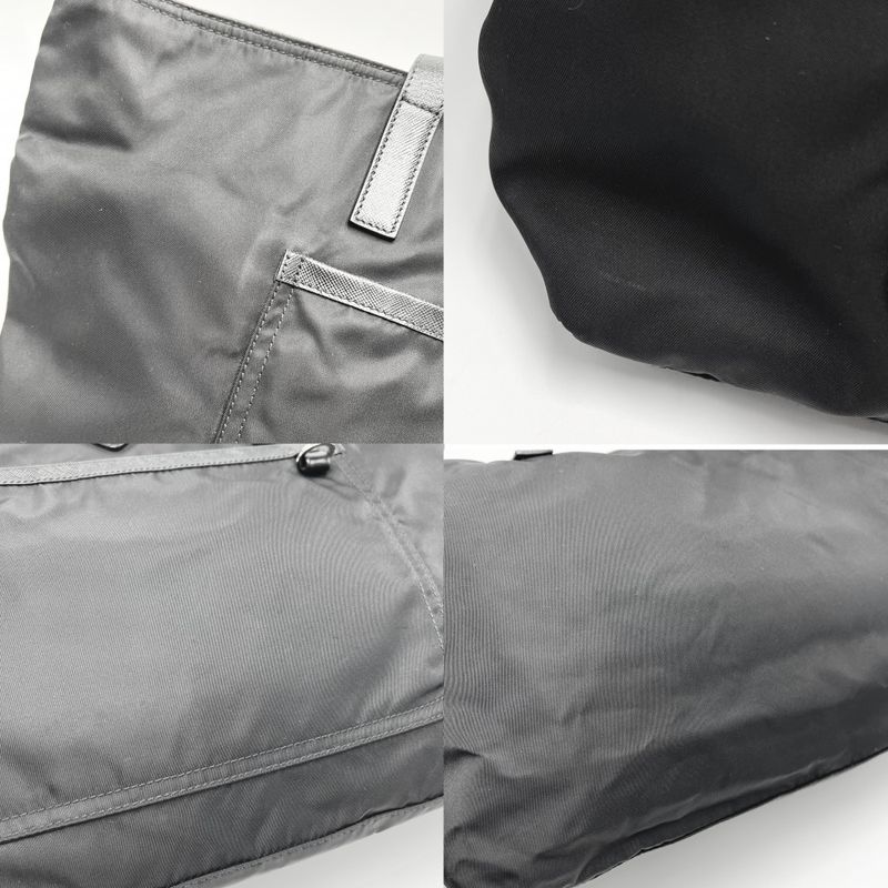 Prada Tote Women Triangle Logo Handbag Shoulder Prada Br4339 Nylon Leather