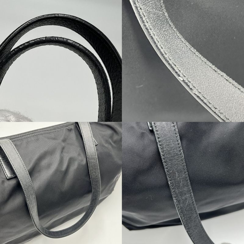 Prada Tote Women Triangle Logo Handbag Shoulder Prada Br4339 Nylon Leather
