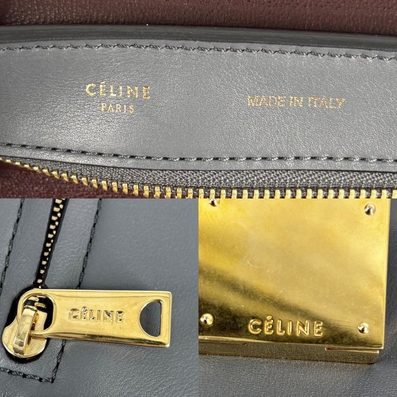 Celine 2WAY Ladies Trapeze Medium Handbag Shoulder Bag Crossbody Multicolor