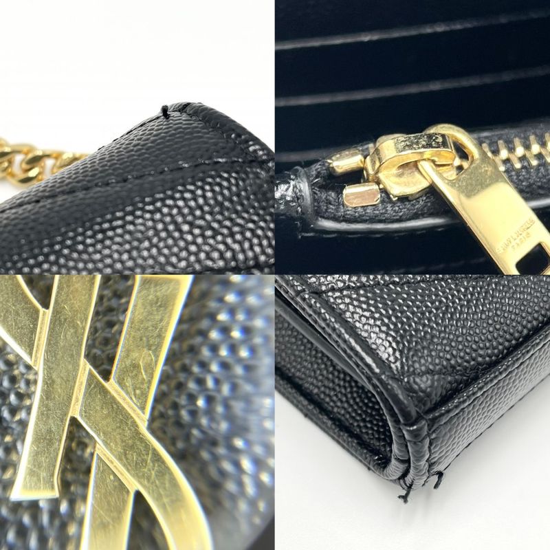 Saint Laurent Paris Chain Wallet Women Cassandra YSL Logo Shoulder Bag Shoulder