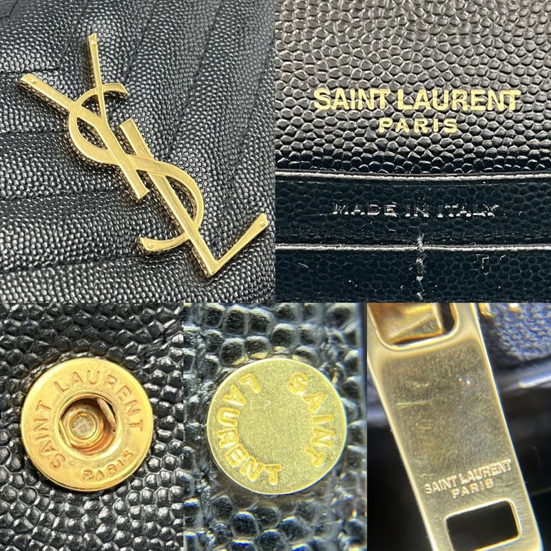 Saint Laurent Paris Chain Wallet Women Cassandra YSL Logo Shoulder Bag Shoulder