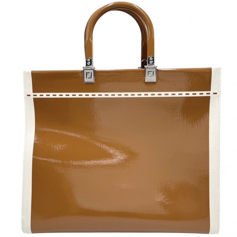 Fendi 2WAY Women's Sunshine Medium Shopper Handbag Tote Bag Shoulder Bag Fendi