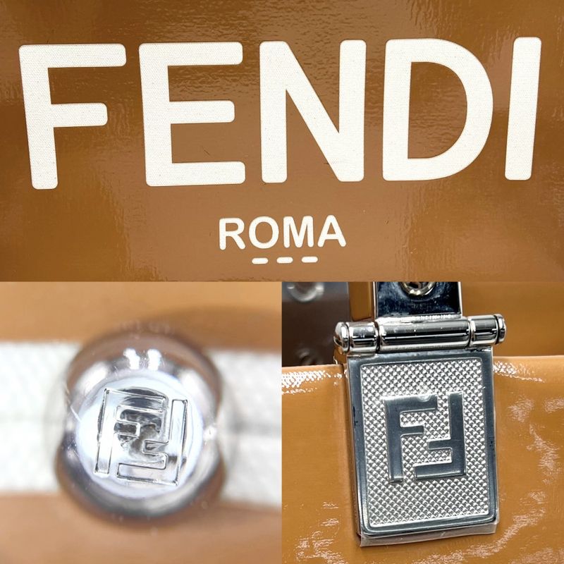 Fendi 2WAY Women's Sunshine Medium Shopper Handbag Tote Bag Shoulder Bag Fendi