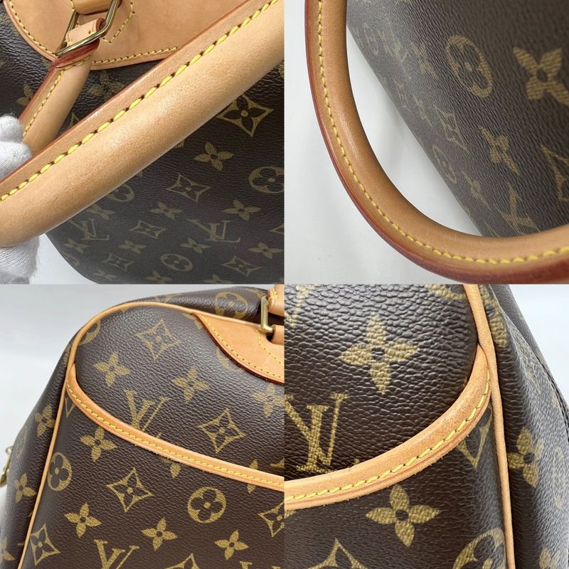 Louis Vuitton Handbags Women Deauville Mini Boston Bag Beau Ring Bag Louis