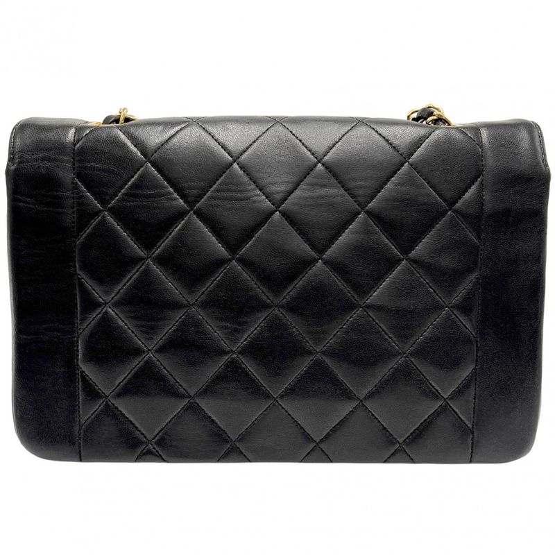 Chanel Shoulder Bag Women Matelasse Diana 25 Chain Coco Mark Shoulder Crossbody