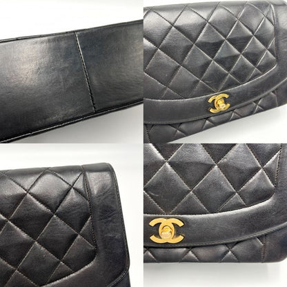 Chanel Shoulder Bag Women Matelasse Diana 25 Chain Coco Mark Shoulder Crossbody