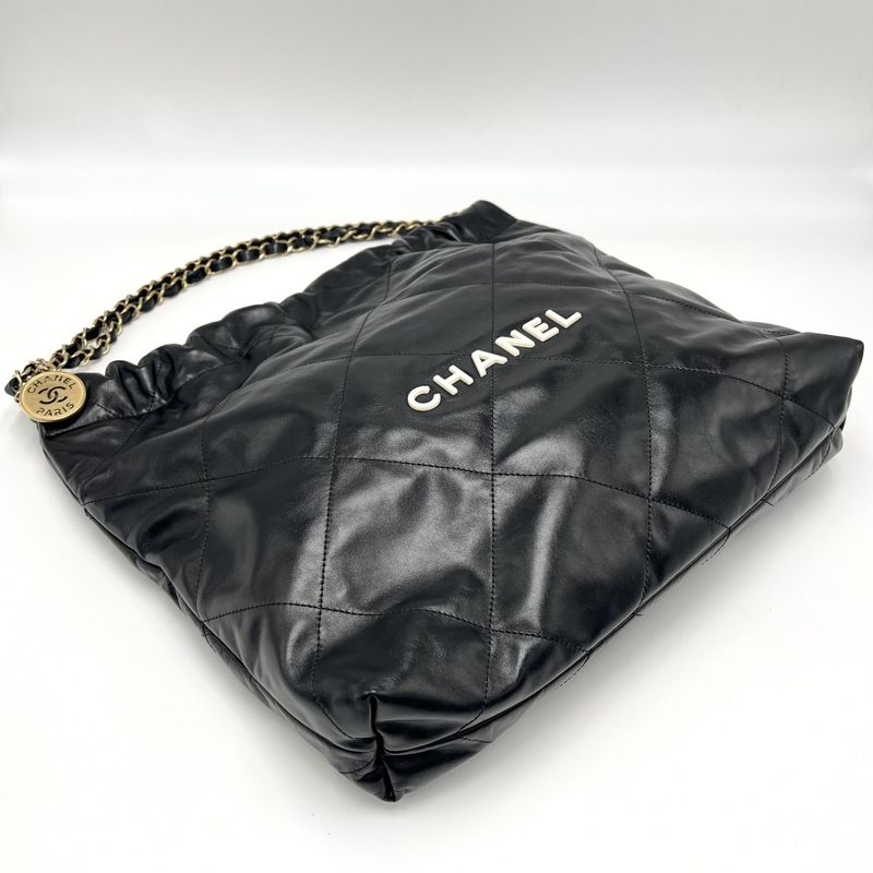 Chanel Handbag Women Chanel 22 Chain Shoulder Crossbody Chanel Leather Black