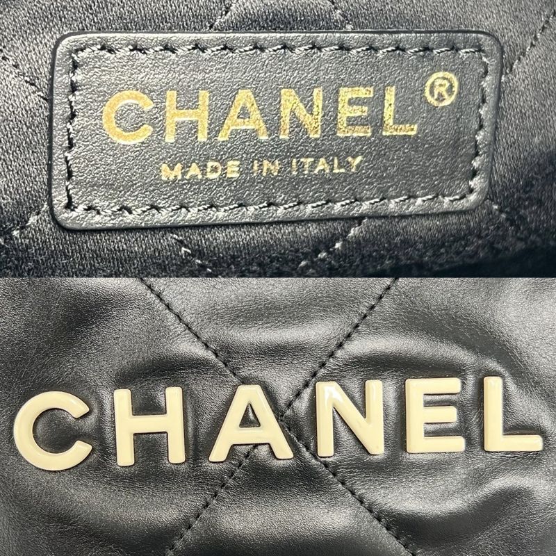 Chanel Handbag Women Chanel 22 Chain Shoulder Crossbody Chanel Leather Black