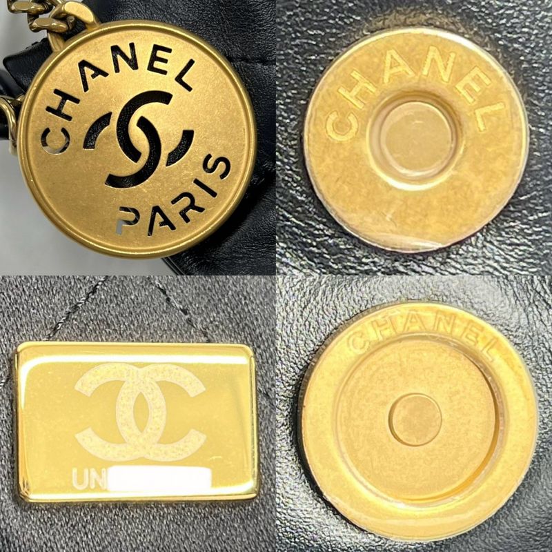 Chanel Handbag Women Chanel 22 Chain Shoulder Crossbody Chanel Leather Black