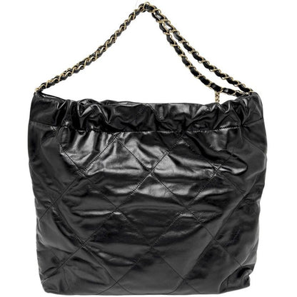 Chanel Handbag Women Chanel 22 Chain Shoulder Crossbody Chanel Leather Black