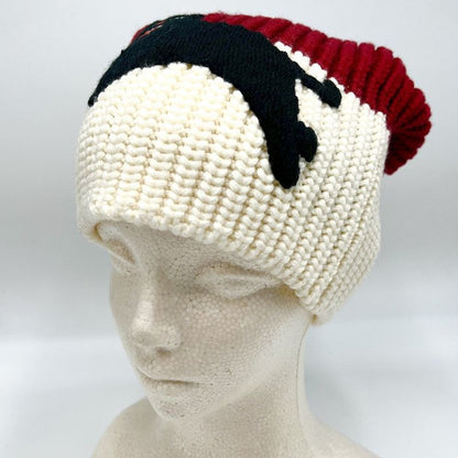 Gucci Knit Cap Women's Cat Knit Hat Beanie Hat M Size Fashion Item Tricolor