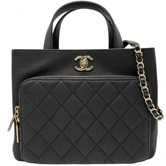 Chanel 2WAY Women's Matelasse Affinity Small Handbag Shoulder Slung Coco Mark