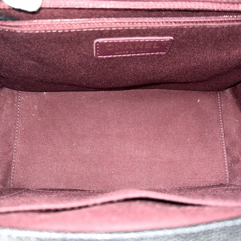 Chanel 2WAY Women's Matelasse Affinity Small Handbag Shoulder Slung Coco Mark