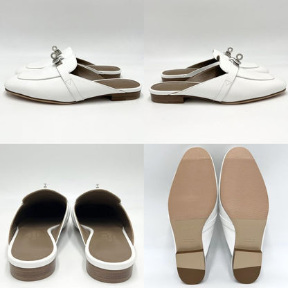 Hermes Sandals Women's Mules Oz Kelly Buckle Shoes Size 36 Approx 23cm (9.06in)