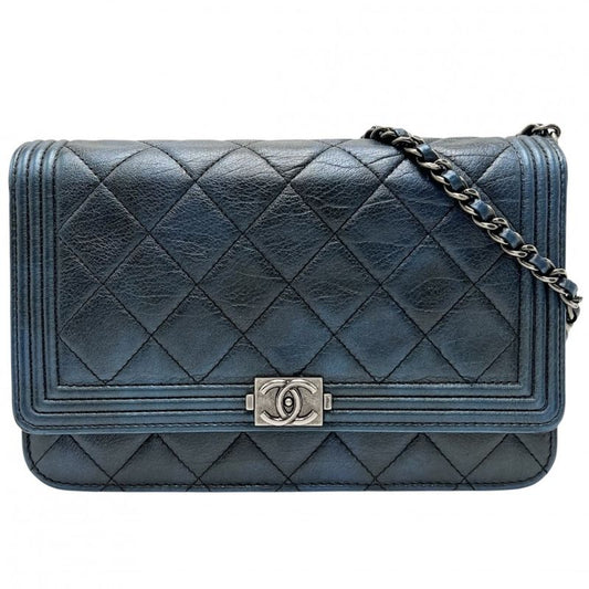 Chanel Chain Wallet Women's Boy Chanel Coco Mark Shoulder Bag Wallet Crossbody