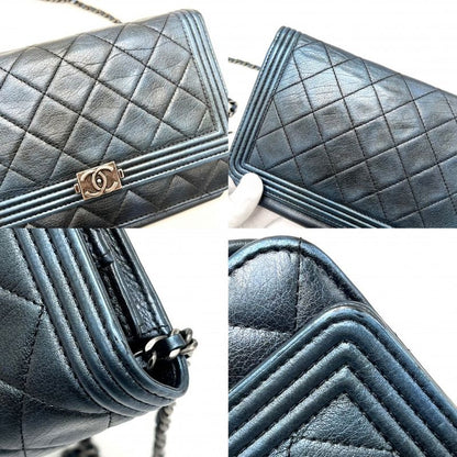 Chanel Chain Wallet Women's Boy Chanel Coco Mark Shoulder Bag Wallet Crossbody