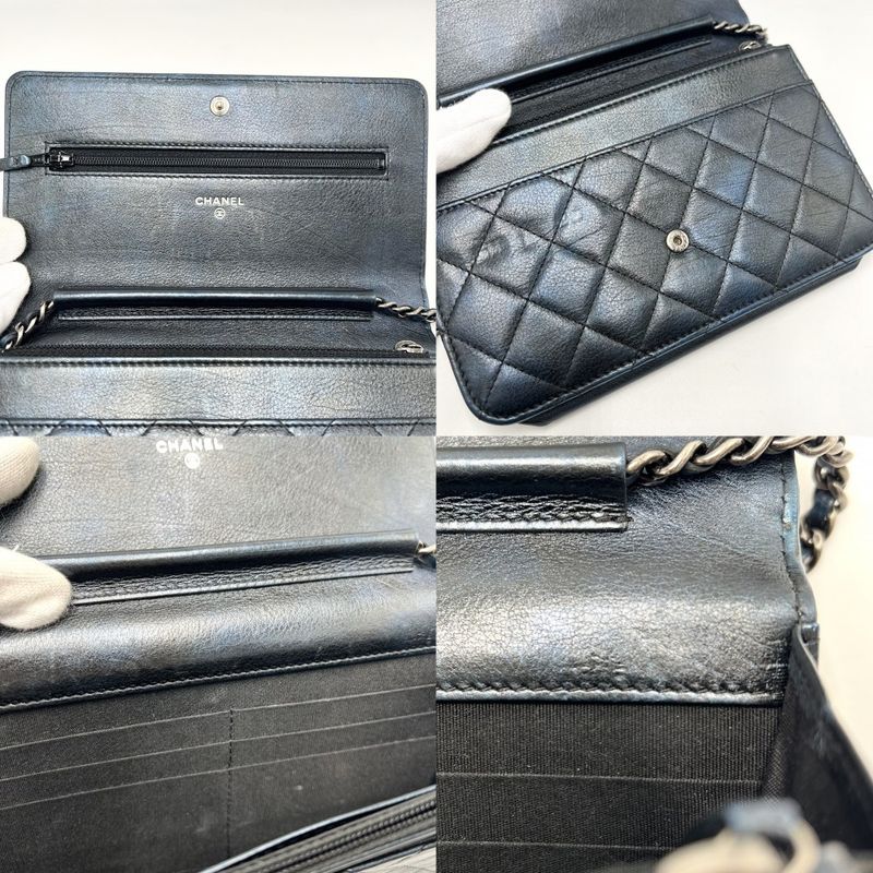 Chanel Chain Wallet Women's Boy Chanel Coco Mark Shoulder Bag Wallet Crossbody