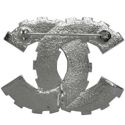 Chanel Brooch Ladies Coco Mark Accessories 2WAY Chanel Rhinestone 06A Silver