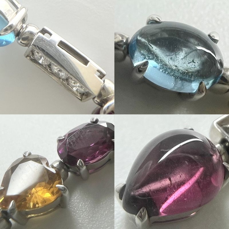 Bulgari Necklace Women's Allegra Pendant Jewelry Accessories With Adjuster 18k