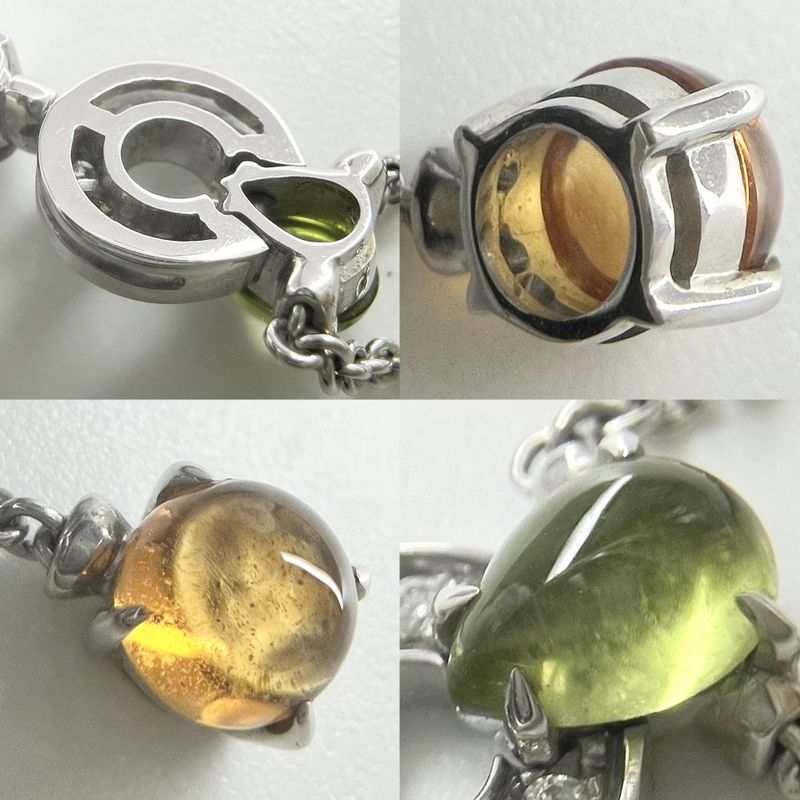 Bulgari Necklace Women's Allegra Pendant Jewelry Accessories With Adjuster 18k