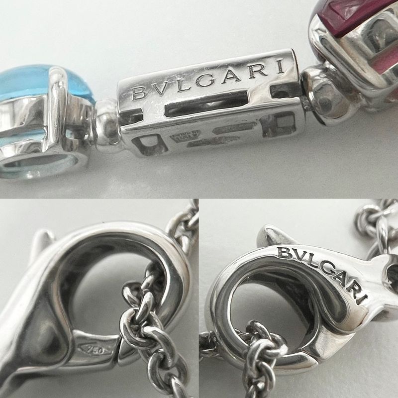 Bulgari Necklace Women's Allegra Pendant Jewelry Accessories With Adjuster 18k