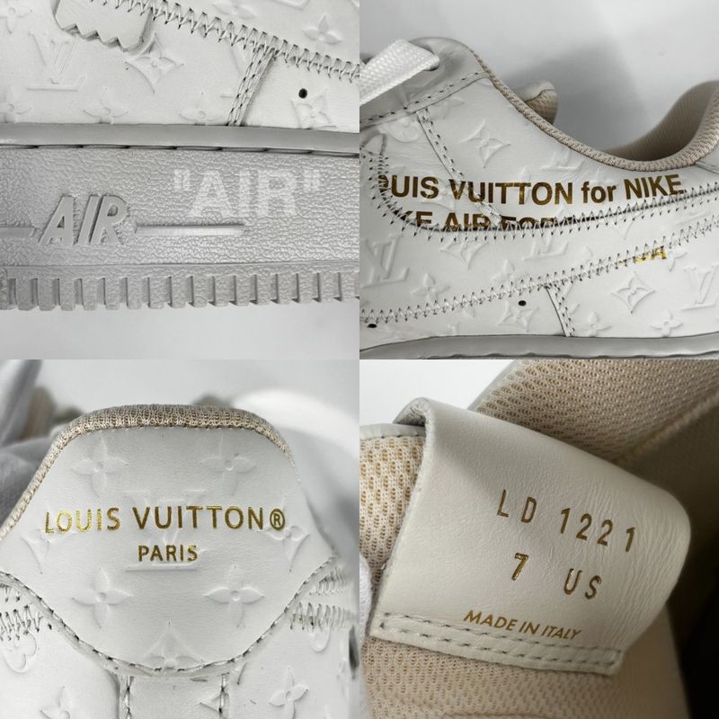 Louis Vuitton Sneakers Men X NIKE Air Force 1 Low Shoes Nike Collaboration AIR