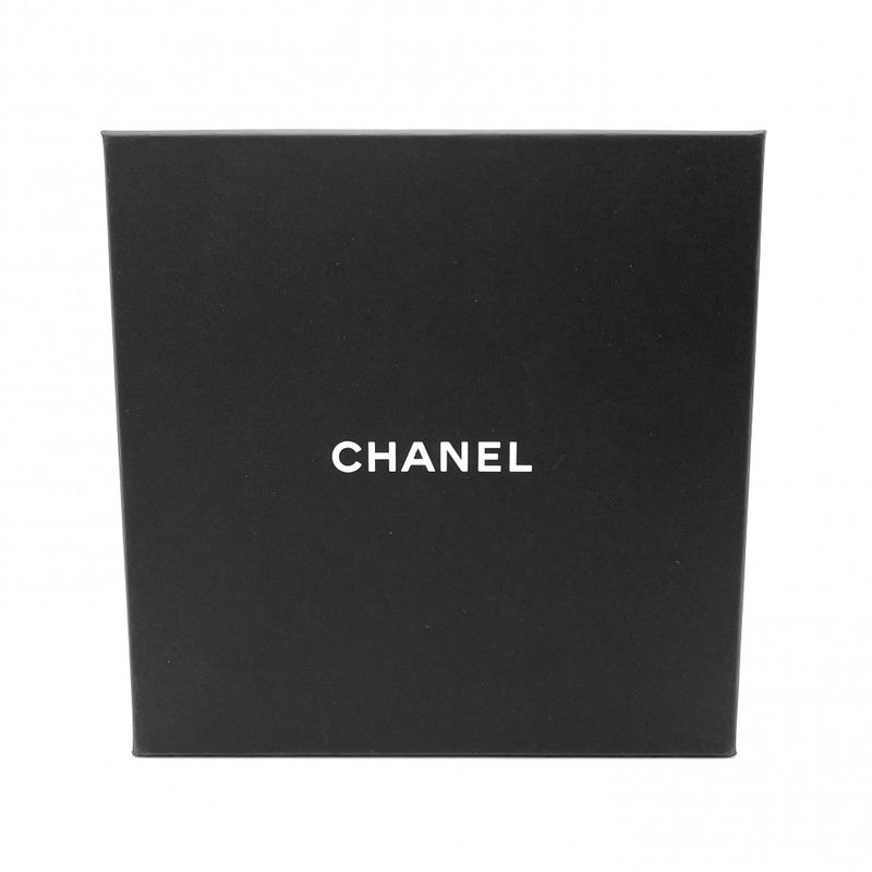 Chanel Necklace Women's Reversible Heart With Adjuster Coco Mark Accessories