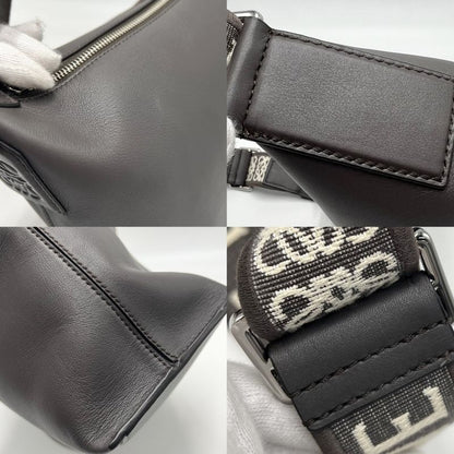 Loewe Shoulder Bag Women's Anagram Cubby Small Crossbody Loewe Leather Gray