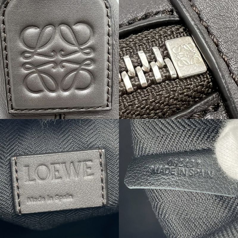 Loewe Shoulder Bag Women's Anagram Cubby Small Crossbody Loewe Leather Gray