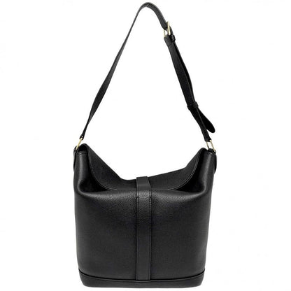 Celine Shoulder Bag Women's Sisu Bucket Bag Shoulder Celine Leather Black Gold