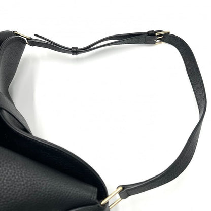 Celine Shoulder Bag Women's Sisu Bucket Bag Shoulder Celine Leather Black Gold