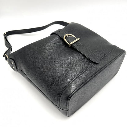 Celine Shoulder Bag Women's Sisu Bucket Bag Shoulder Celine Leather Black Gold