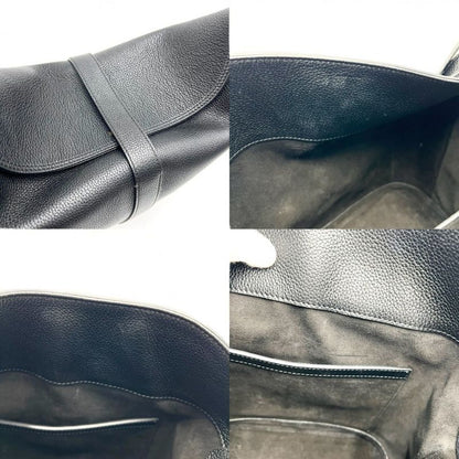 Celine Shoulder Bag Women's Sisu Bucket Bag Shoulder Celine Leather Black Gold