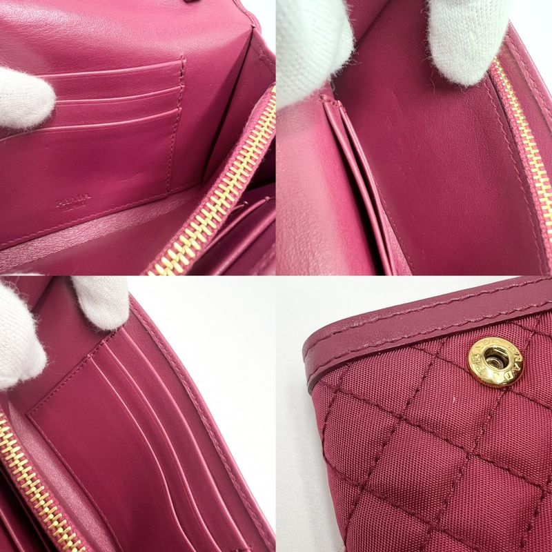 Prada Chain Wallet Women's Quilted Shoulder Bag Shoulder Wallet Purse Shoulder