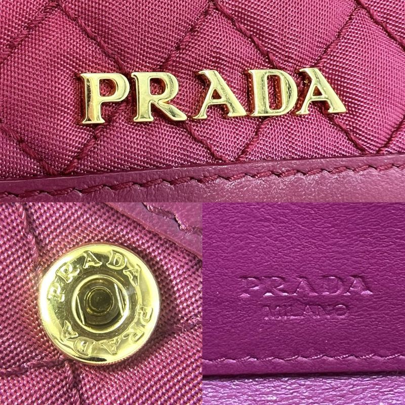 Prada Chain Wallet Women's Quilted Shoulder Bag Shoulder Wallet Purse Shoulder