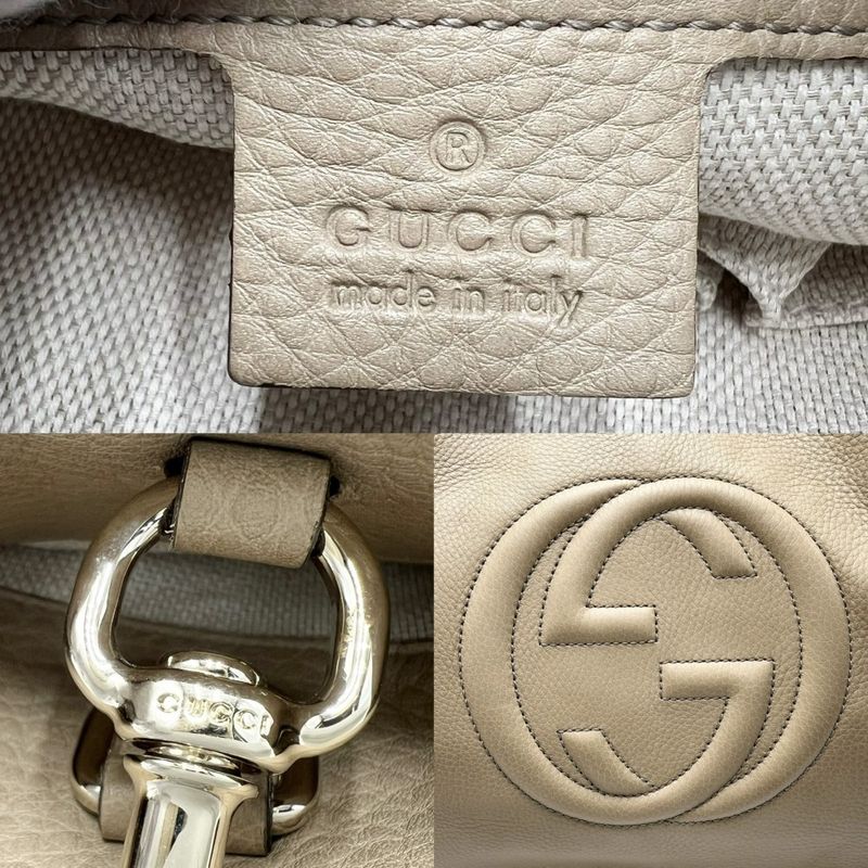 Gucci Handbag Women's Soho Chain Tote Bag Interlocking G Tassel Shoulder Gucci