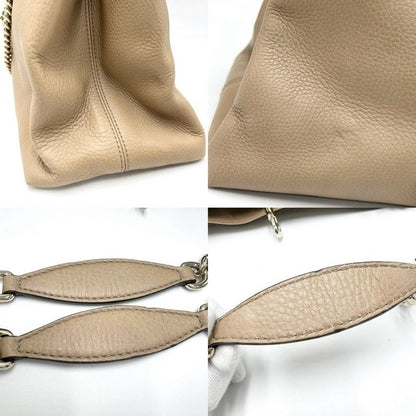 Gucci Handbag Women's Soho Chain Tote Bag Interlocking G Tassel Shoulder Gucci