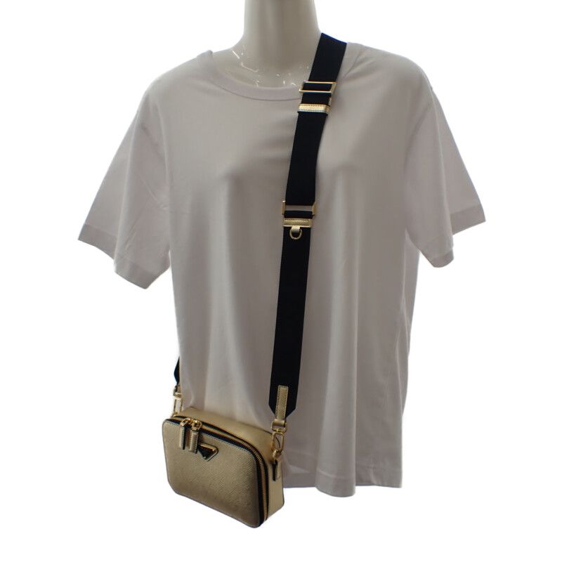 Prada Brick 2vh070 Shoulder Bag Leather Gold Hardware Men Ladies Unisex [ranked