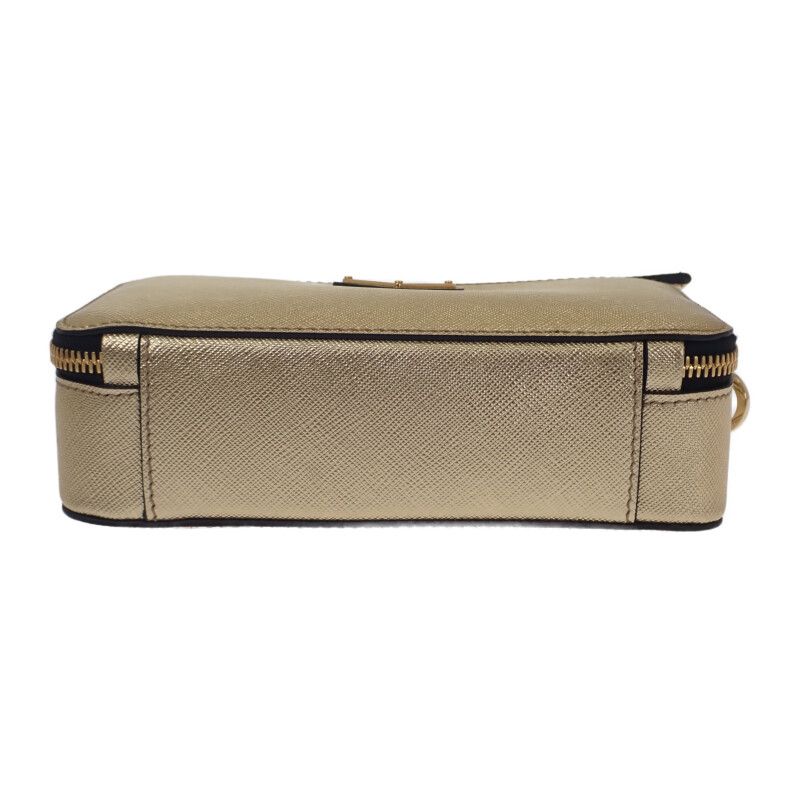 Prada Brick 2vh070 Shoulder Bag Leather Gold Hardware Men Ladies Unisex [ranked