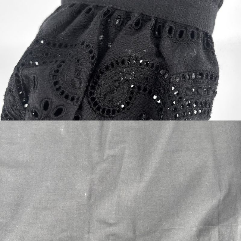 Celine Dress Women's Triomphe Lace Mini Length Long Sleeve Apparel Clothing