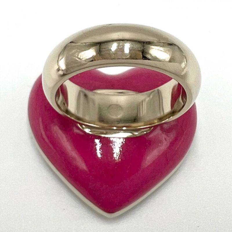 Chanel Ring Ladies Ring Heart Gradation Coco Mark Accessories Chanel GP Color