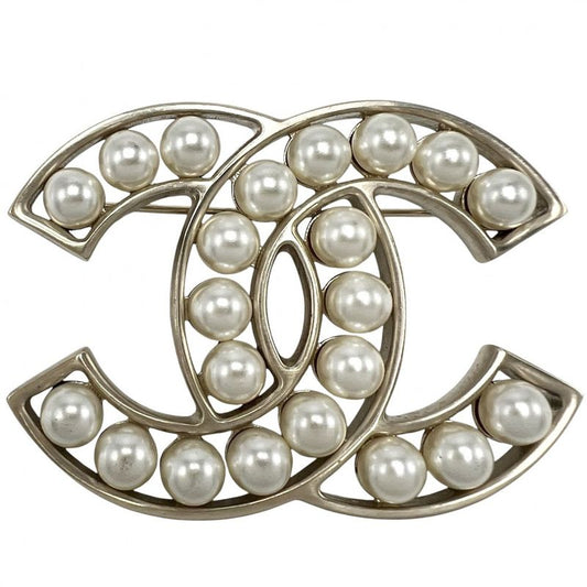 Chanel Brooch Ladies Coco Mark Accessories Chanel GP Faux Pearl B14S Rai Togo