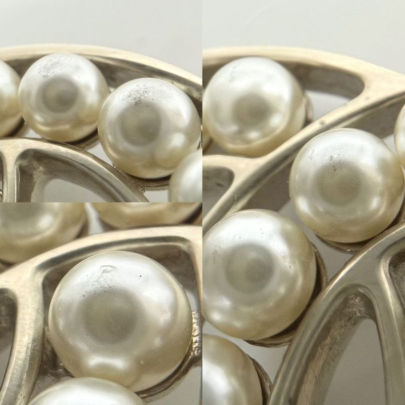 Chanel Brooch Ladies Coco Mark Accessories Chanel GP Faux Pearl B14S Rai Togo